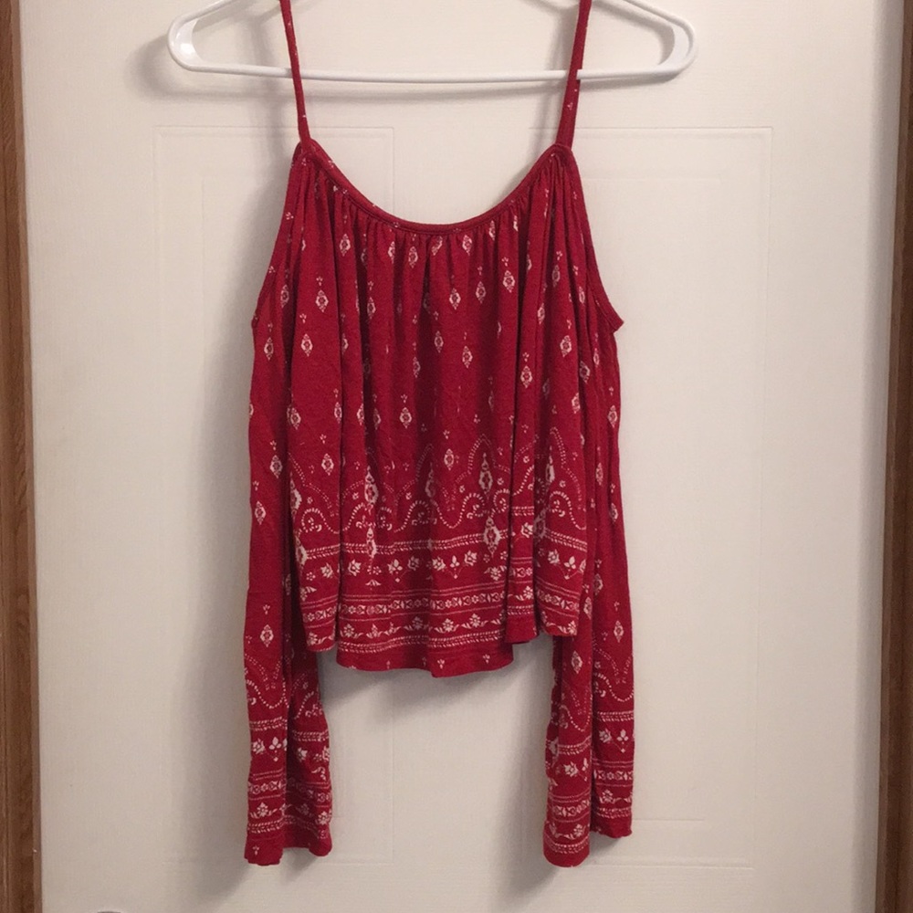 H&M shoulder cut out top